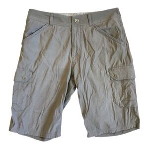 Kuhl Shorts Bermuda Mens Size 32 Brown Nylon Stretch Outdoor Hiking